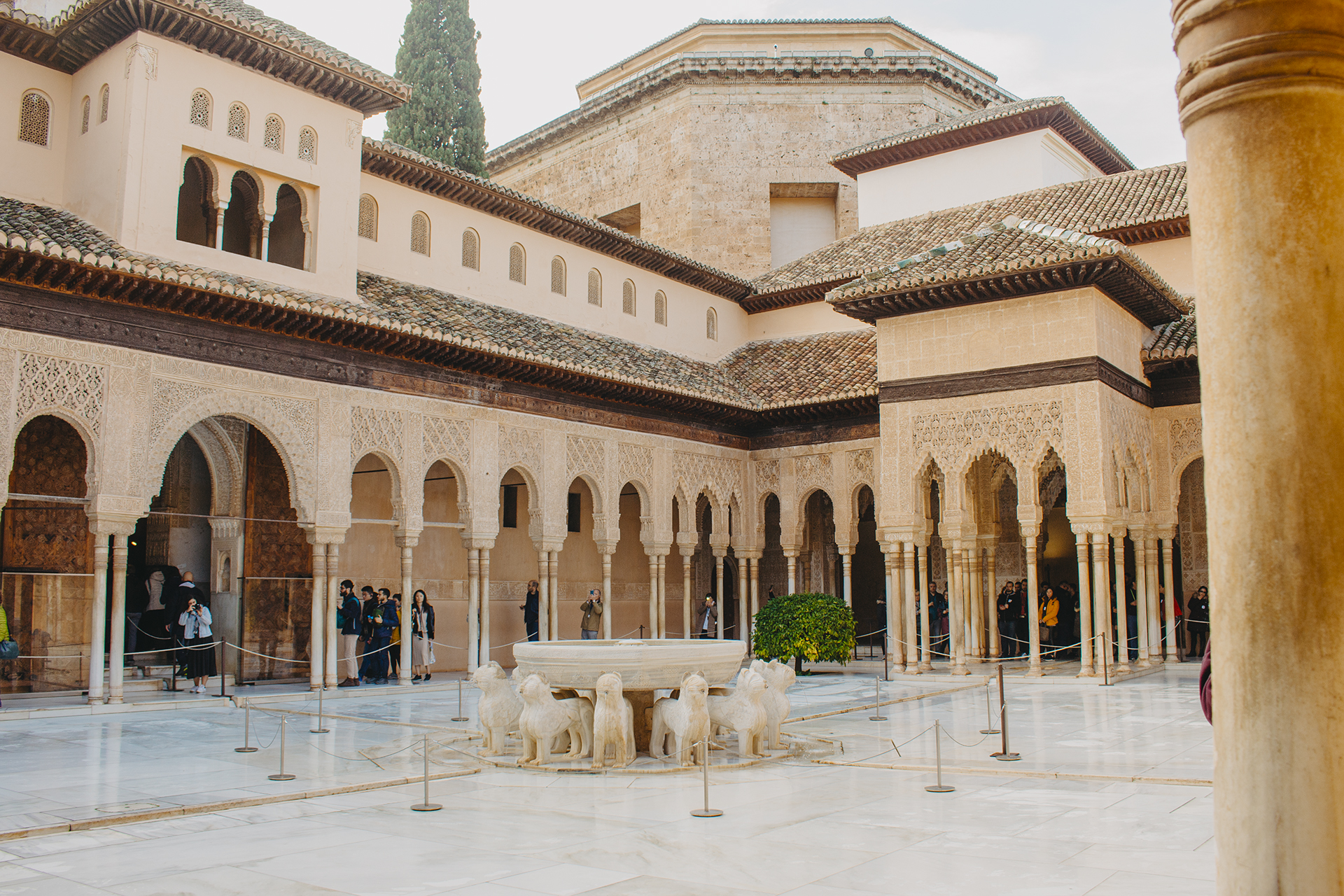 Fuente de los Leones de la Alhambra