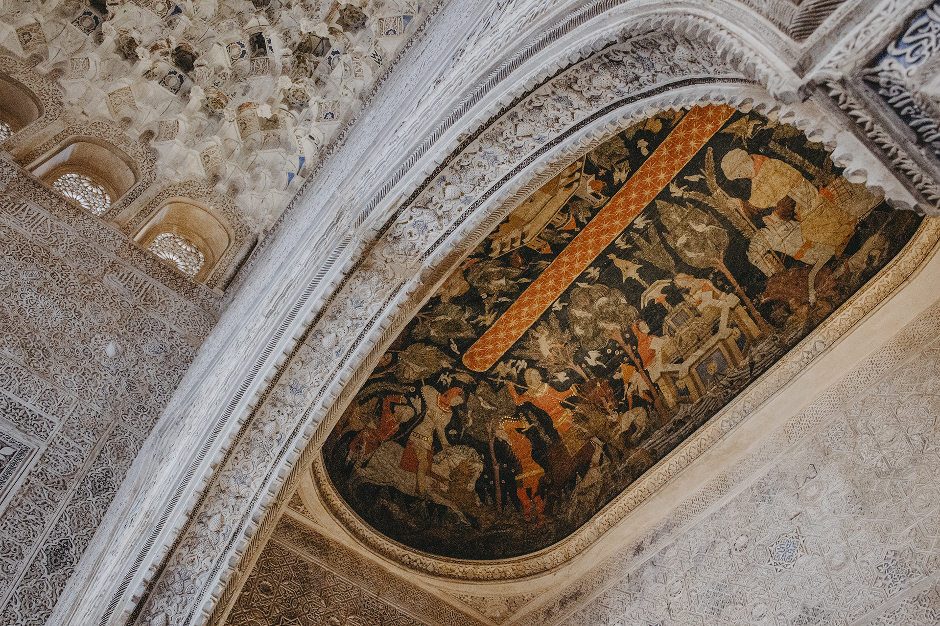 Pintura boveda Alhambra