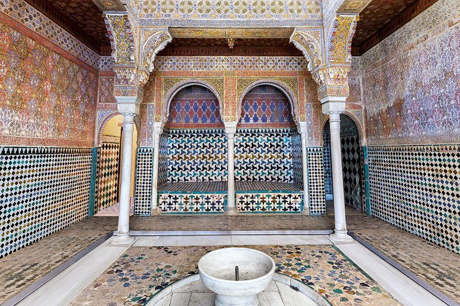 imagen de mosaicos de la alhambra
