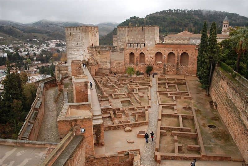 imagen de construcción de la alhambra